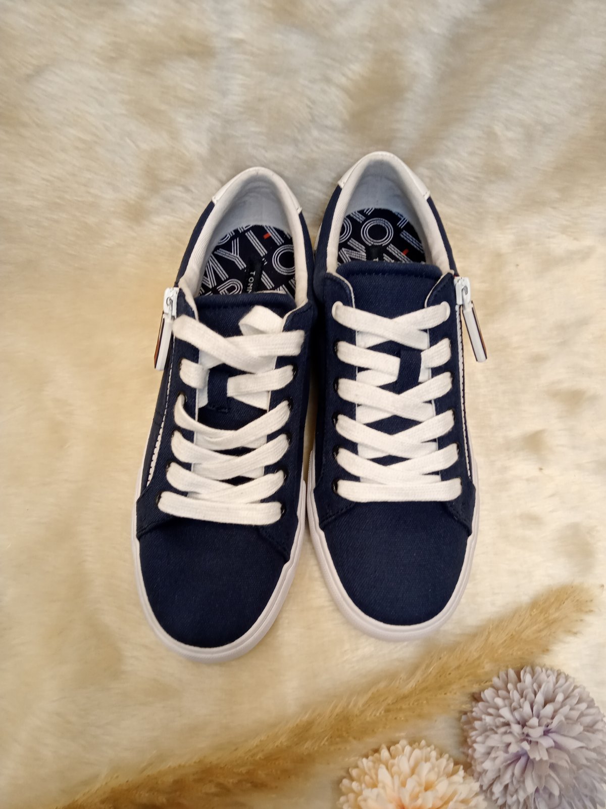 TOMMY HILFIGER SHOES FOR WOMEN'S PASKAL BLUE SIZE 7 - Curate
